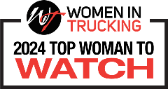 Lynne Hansen wins Women In Trucking award 2024 Top Women to Watch.